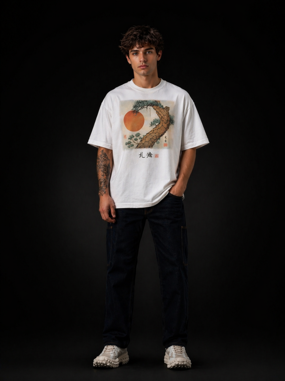 Edo Collection- Seán Seachtain Inspired Hokusai Tee 裏 Edition