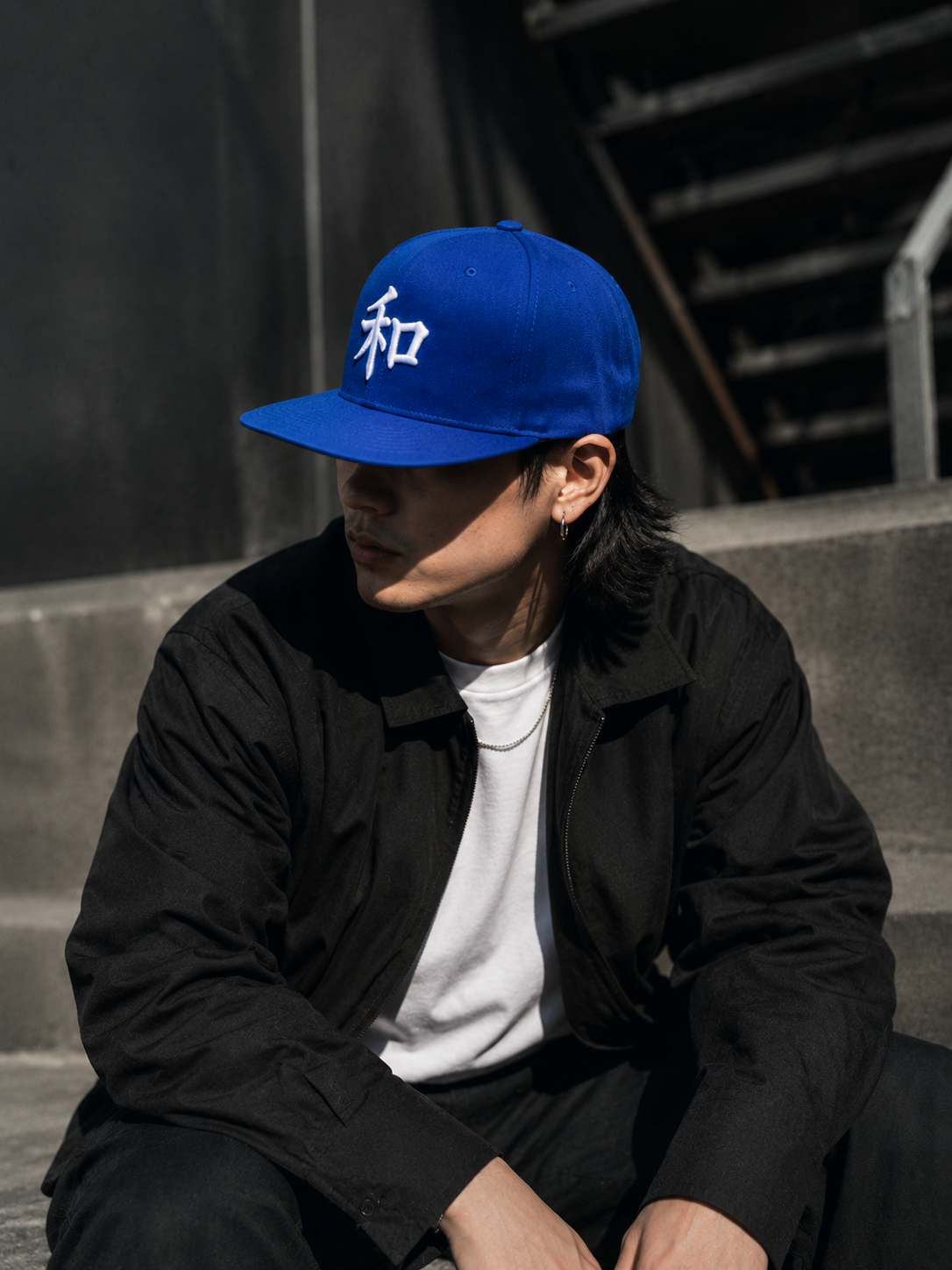 Kyoto Snapback Royal Blue Cap — Harmony 和 | Japanese Streetwear