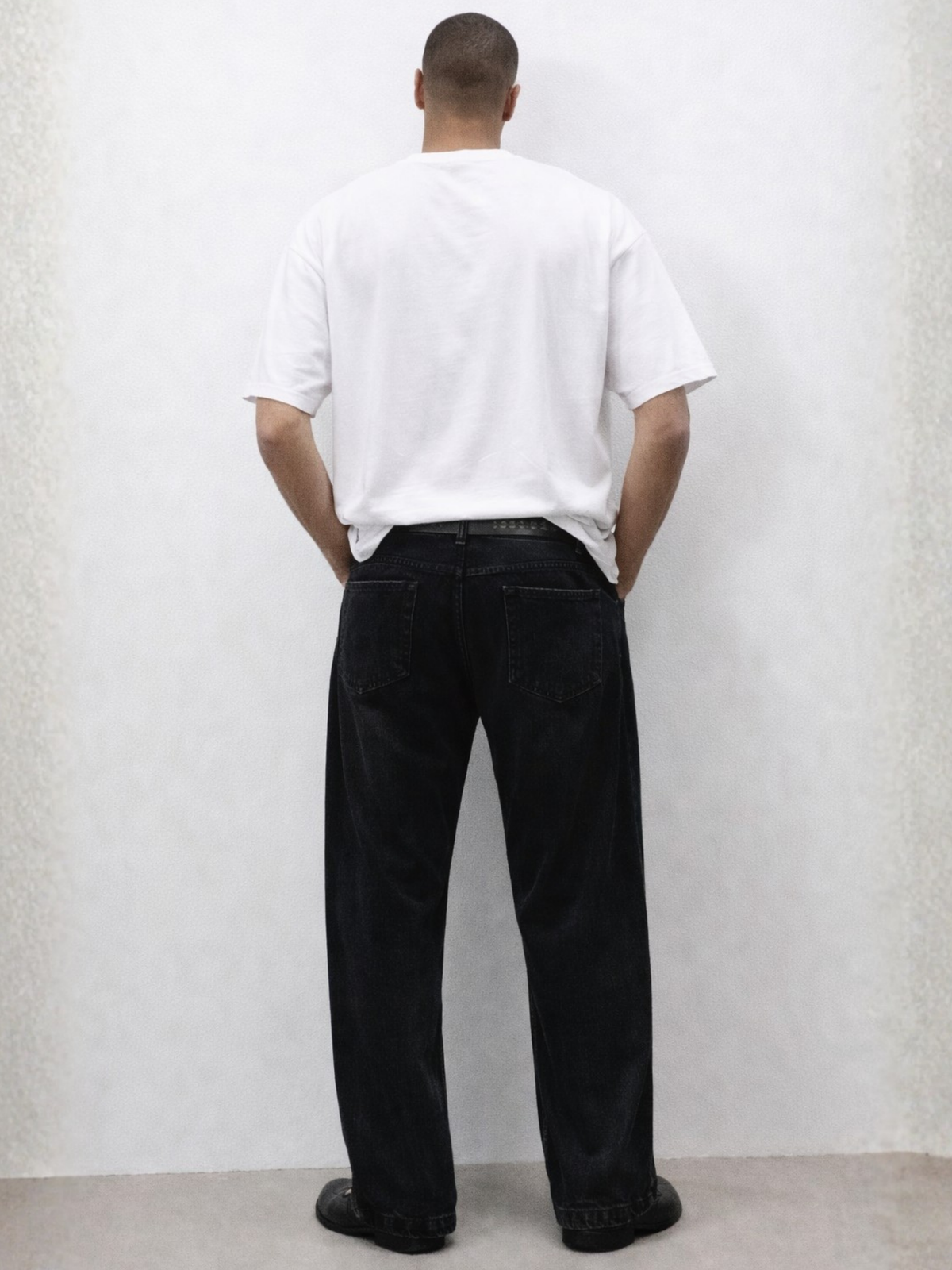Yokohama Trust 信 Premium Oversized Embroidered T-Shirt – White | 5C5V