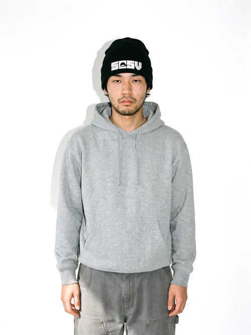 5C5V Originals Japanese beanie in black with the white embroidered 5C5V Mt Fuji logo, worn on a white background