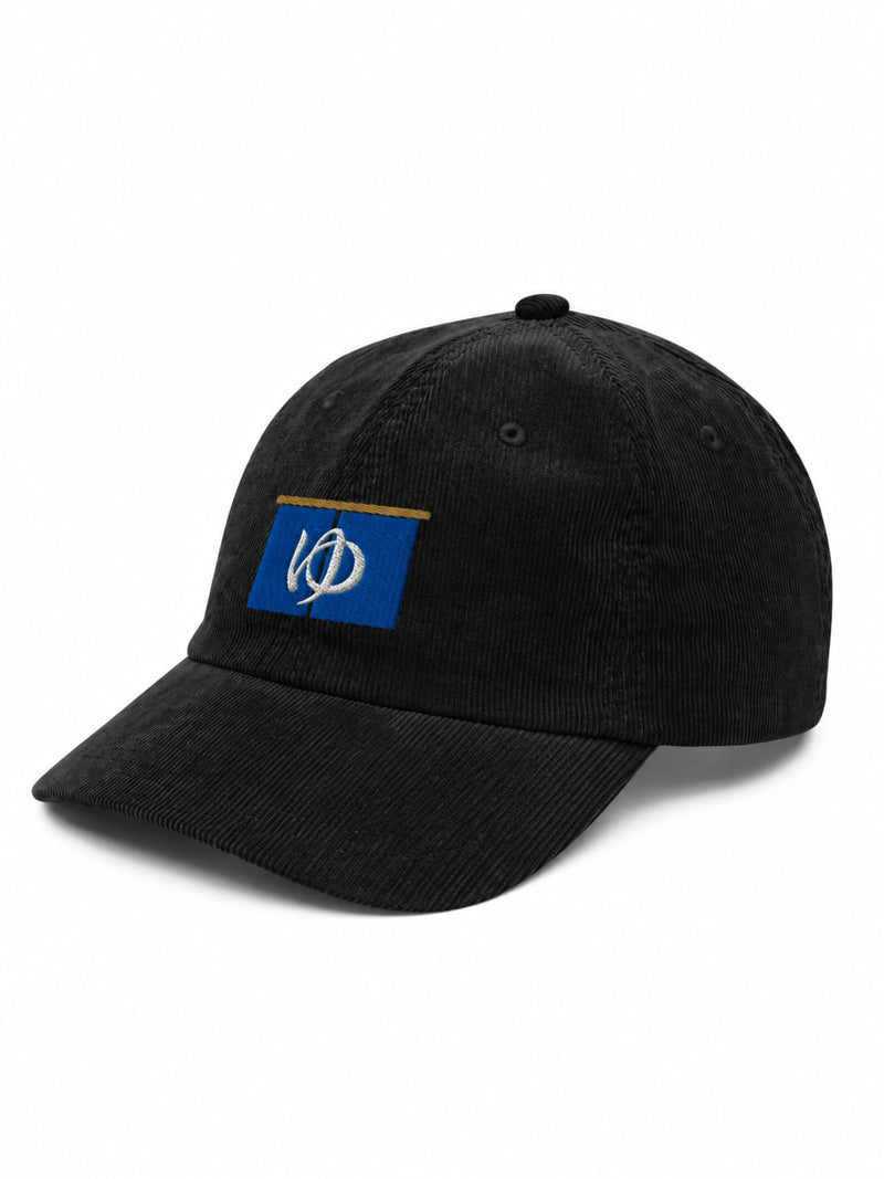 5C5V Sentō 銭湯 corduroy Japanese baseball cap in black – side view