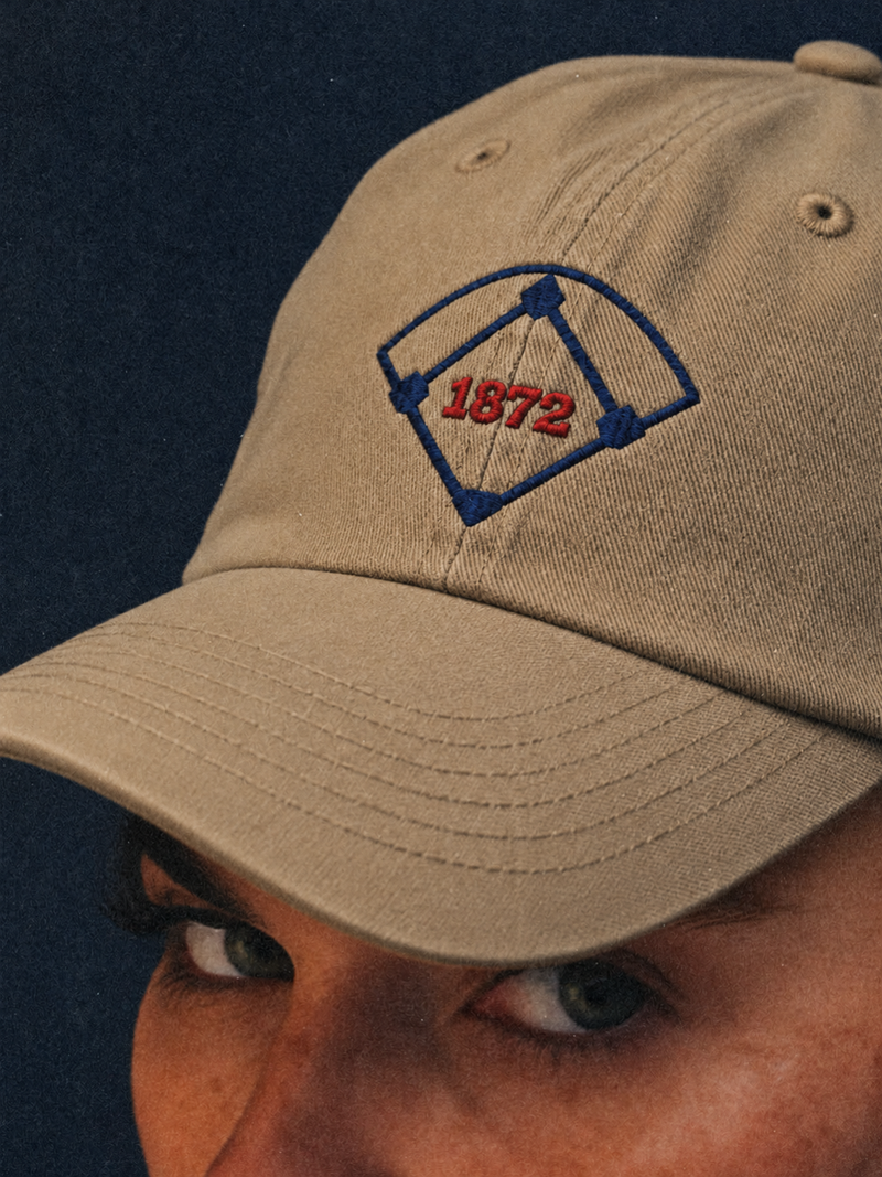 Tokyo Dream 1872 Japanese Baseball Cap, khaki – on model