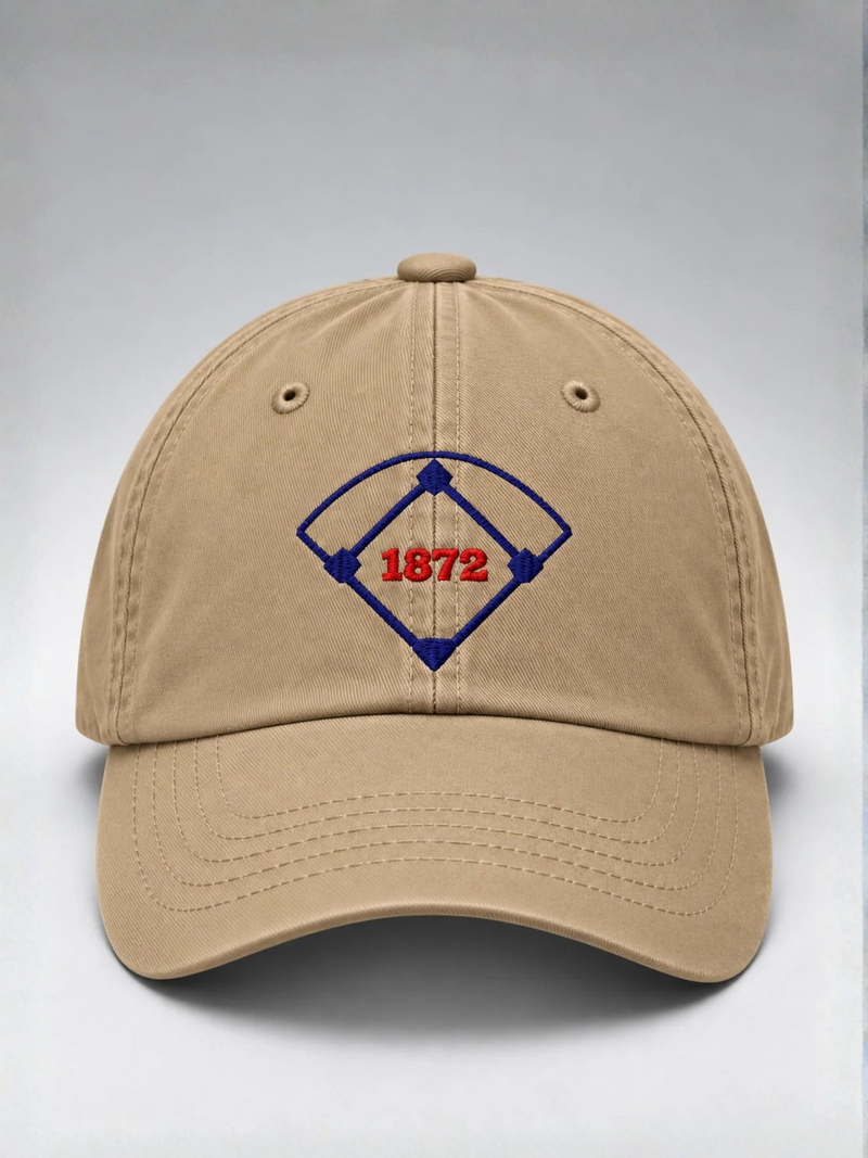 Tokyo Dream 1872 Japanese Baseball Cap, khaki – front view