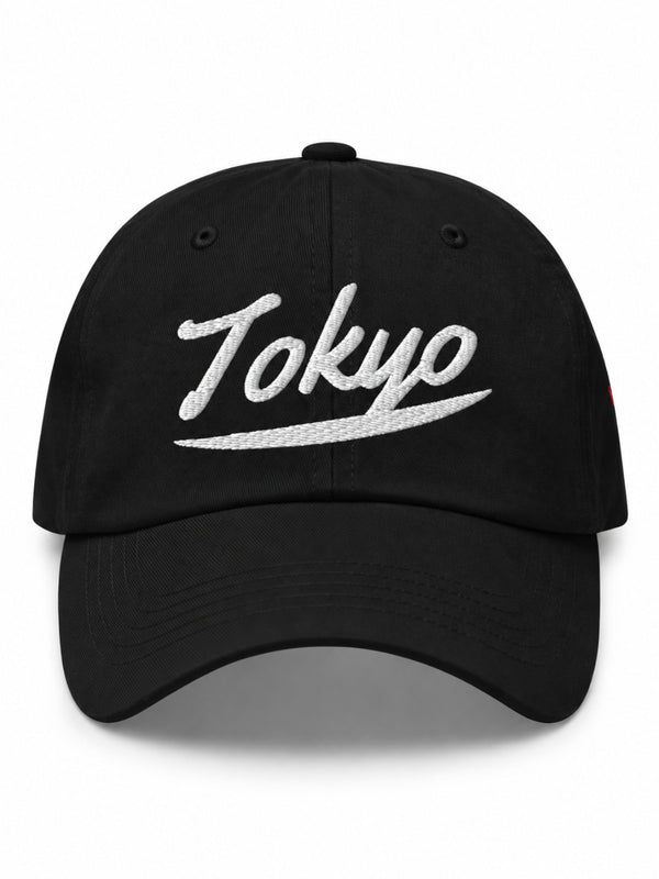 Tokyo Dream 夢 Script Japanese Baseball Cap – Black · Navy · Dark Grey