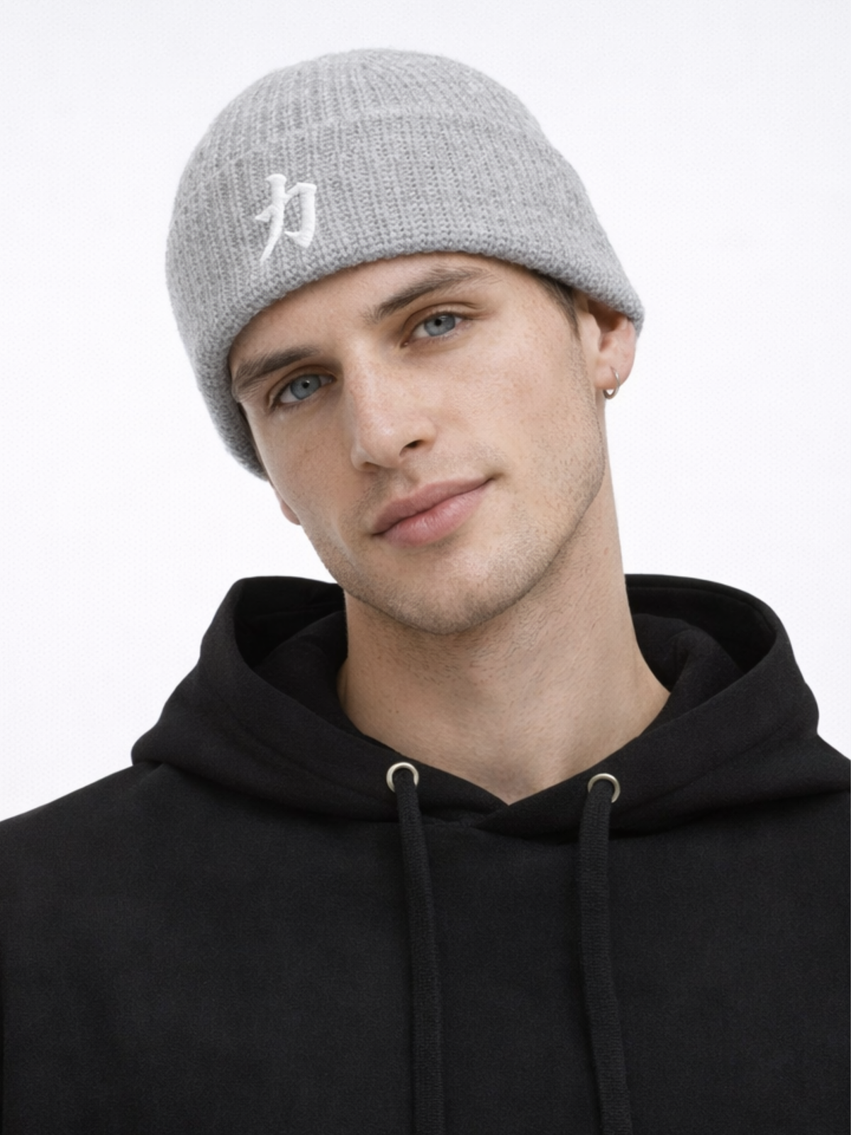 Osaka Strength 力 Heather Fishermans Beanie | 5C5V