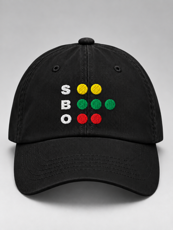 Osaka Strength 力 Full Count Japanese Black Baseball Cap