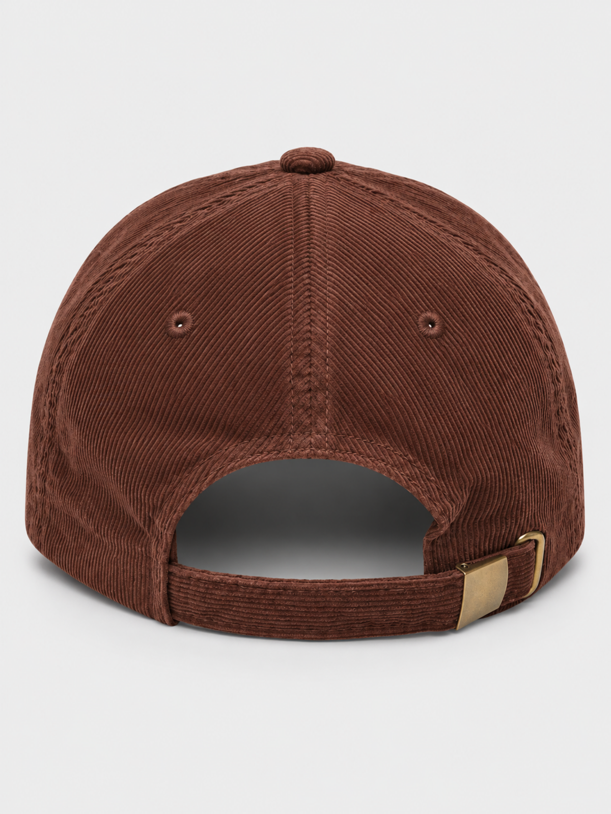 Kyoto Harmony 和 K Corduroy Japanese Baseball Cap, brown – back view