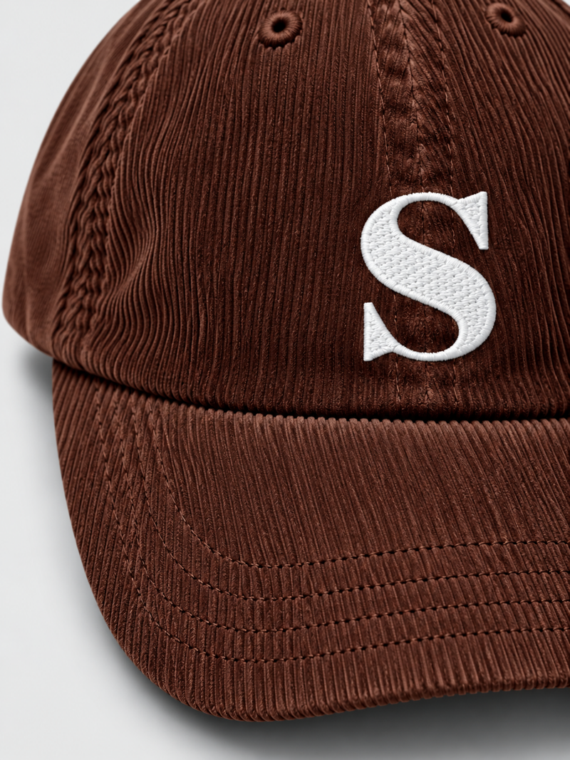 Sapporo Hope 希 S Corduroy Japanese Brown Baseball Cap