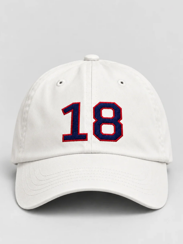 Tokyo Dream 夢 Ace 18 Japanese White Baseball Cap