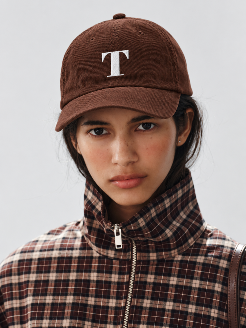 Tokyo Dream 夢 T Corduroy Japanese Brown Baseball Cap