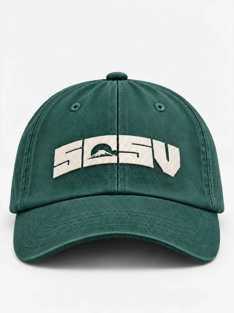5C5V Originals (元) Japanese Baseball Cap, spruce – front view