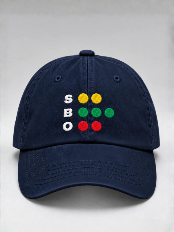 Osaka Strength 力 Full Count Japanese Navy Baseball Cap