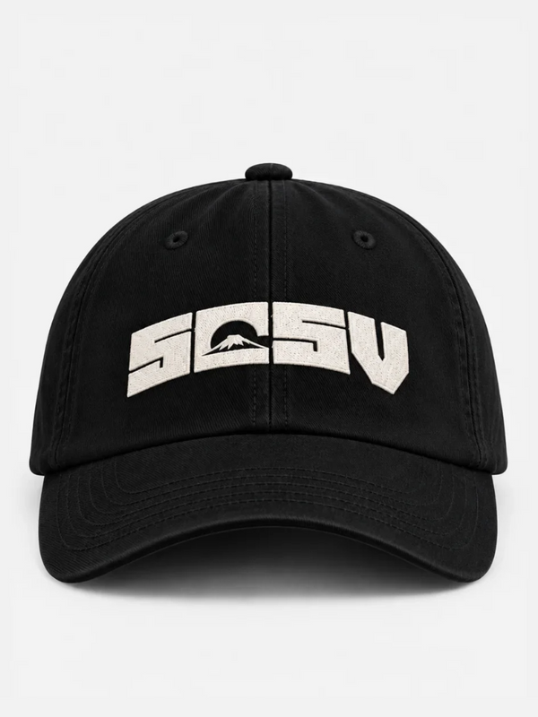 5C5V Originals (元) Japanese Baseball Cap – Black