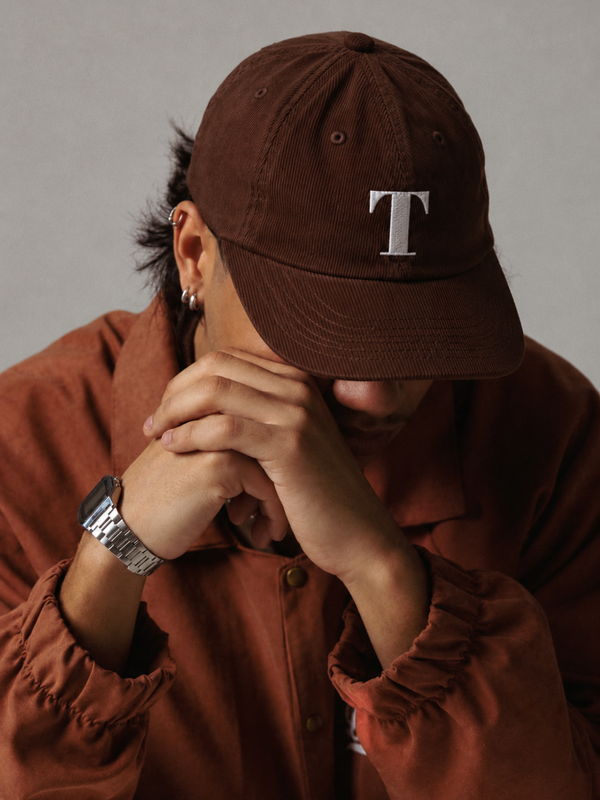 Tokyo Dream 夢 T Corduroy Japanese Brown Baseball Cap