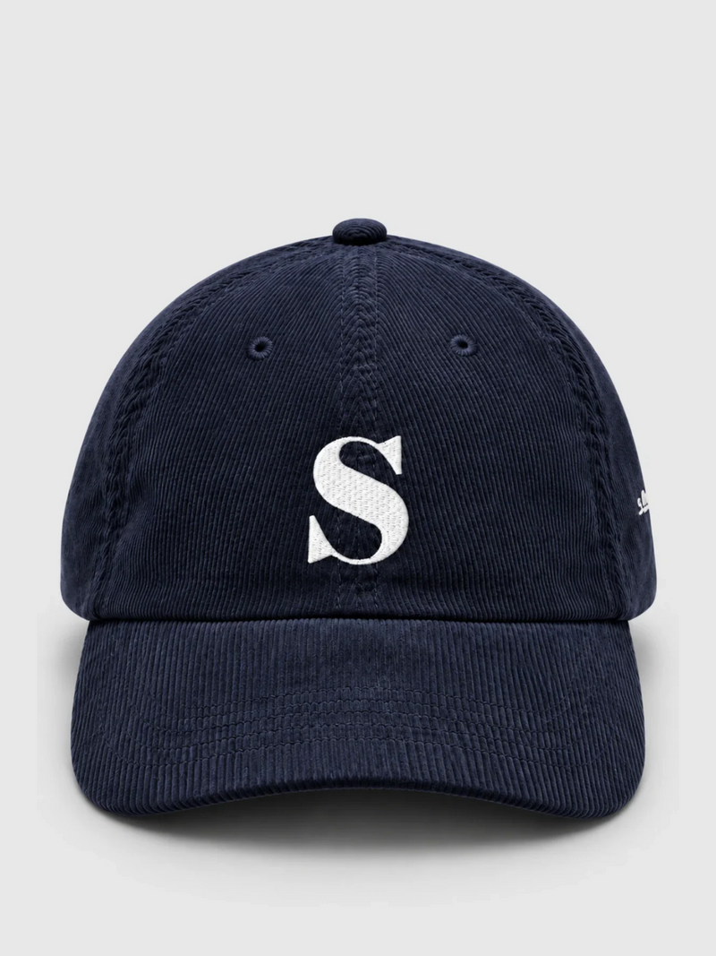 Sapporo Hope 希 S Corduroy Japanese Navy Baseball Cap