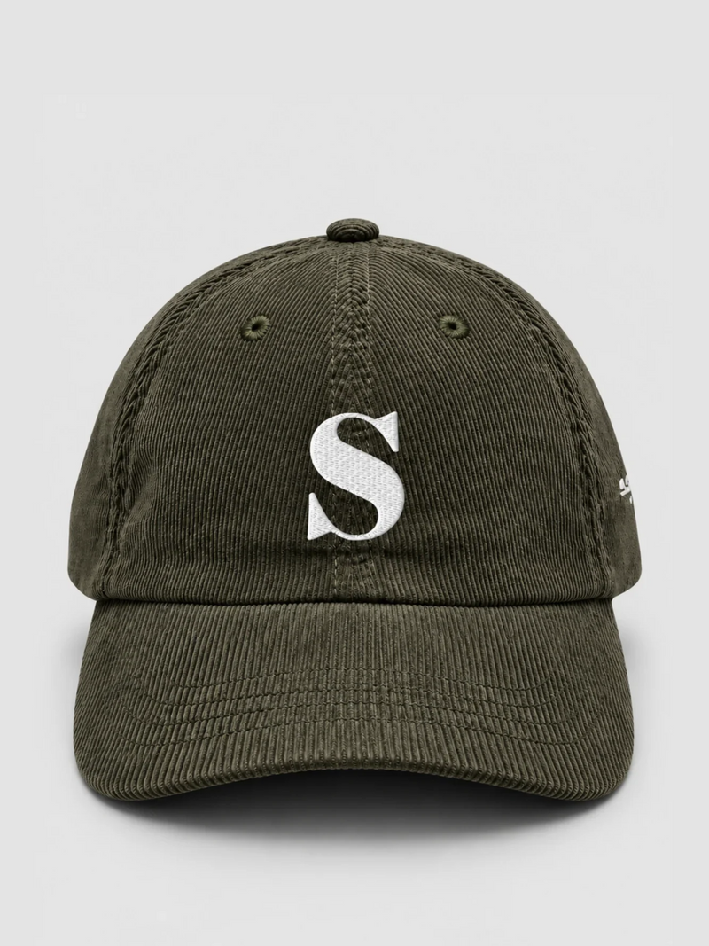 Sapporo Hope 希 S Corduroy Japanese Olive Baseball Cap