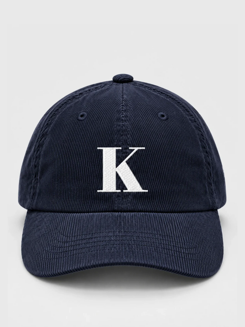 Kyoto Harmony 和 K Corduroy Japanese Navy Baseball Cap