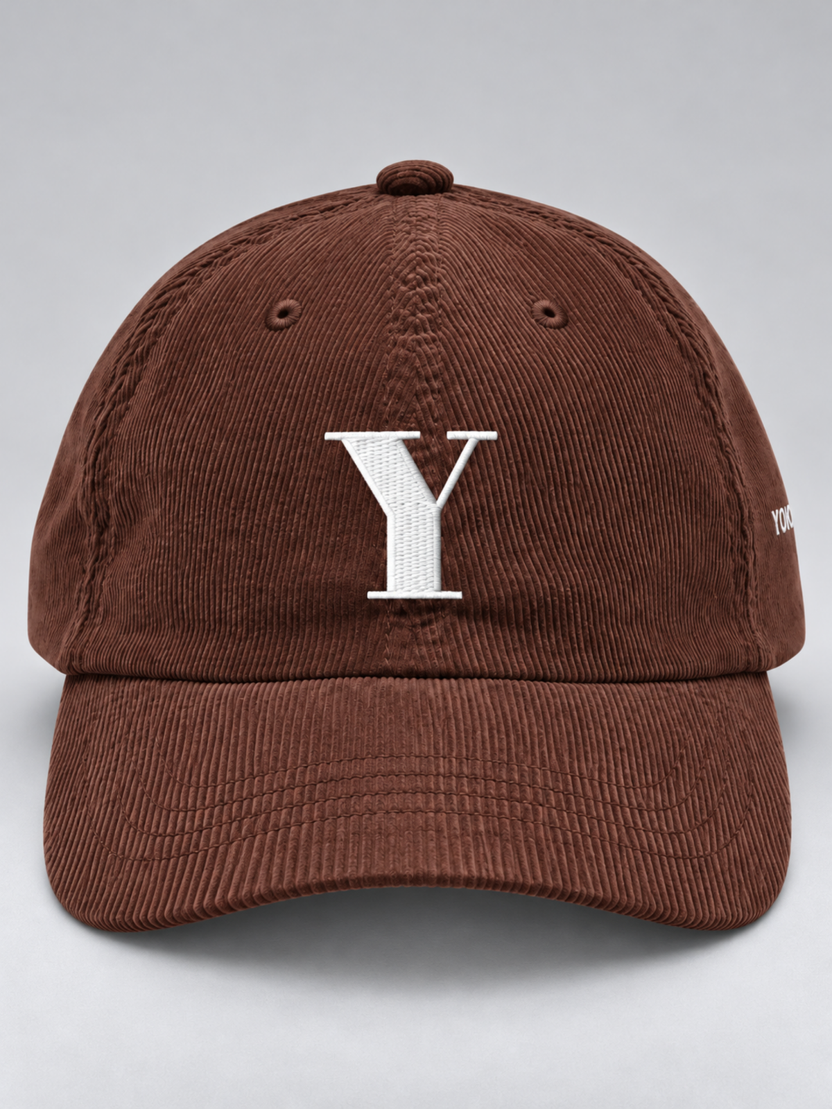 Yokohama Trust 信 Y Corduroy Japanese Brown Baseball Cap