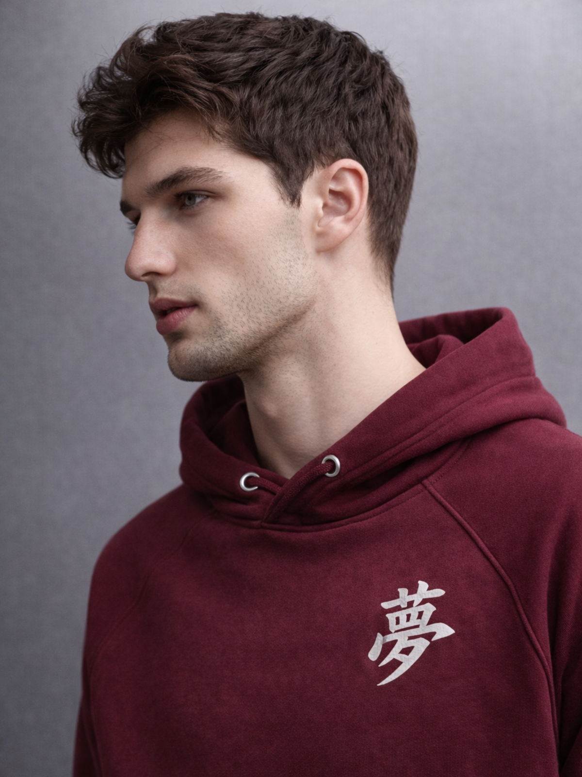 Tokyo Unisex Hoodie | Dream Burgundy