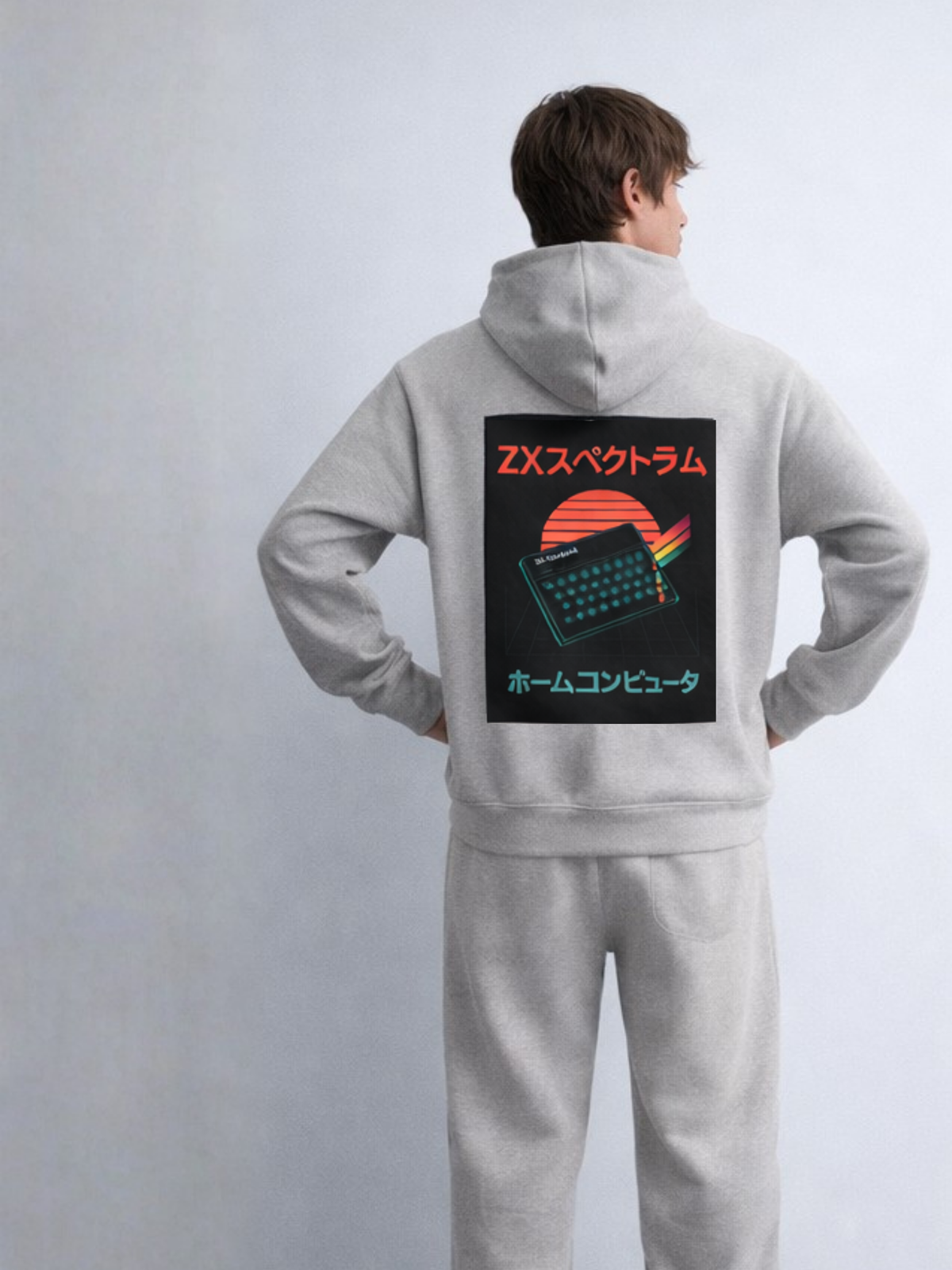 Osaka ZX Spectrum Retro Hoodie | Neon Dawn