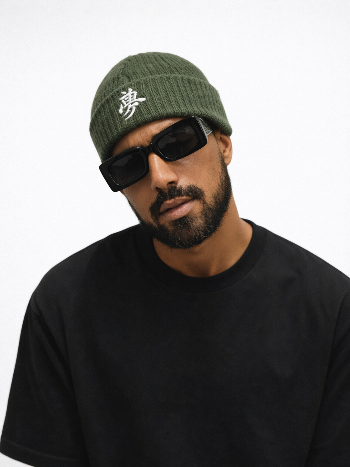 Tokyo Dream 夢 Ecru Fishermans Beanie | 5C5V