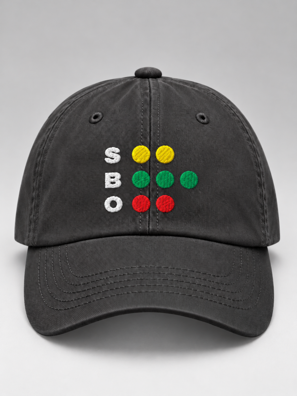 Osaka Strength 力 Full Count Japanese Dark Grey Baseball Cap