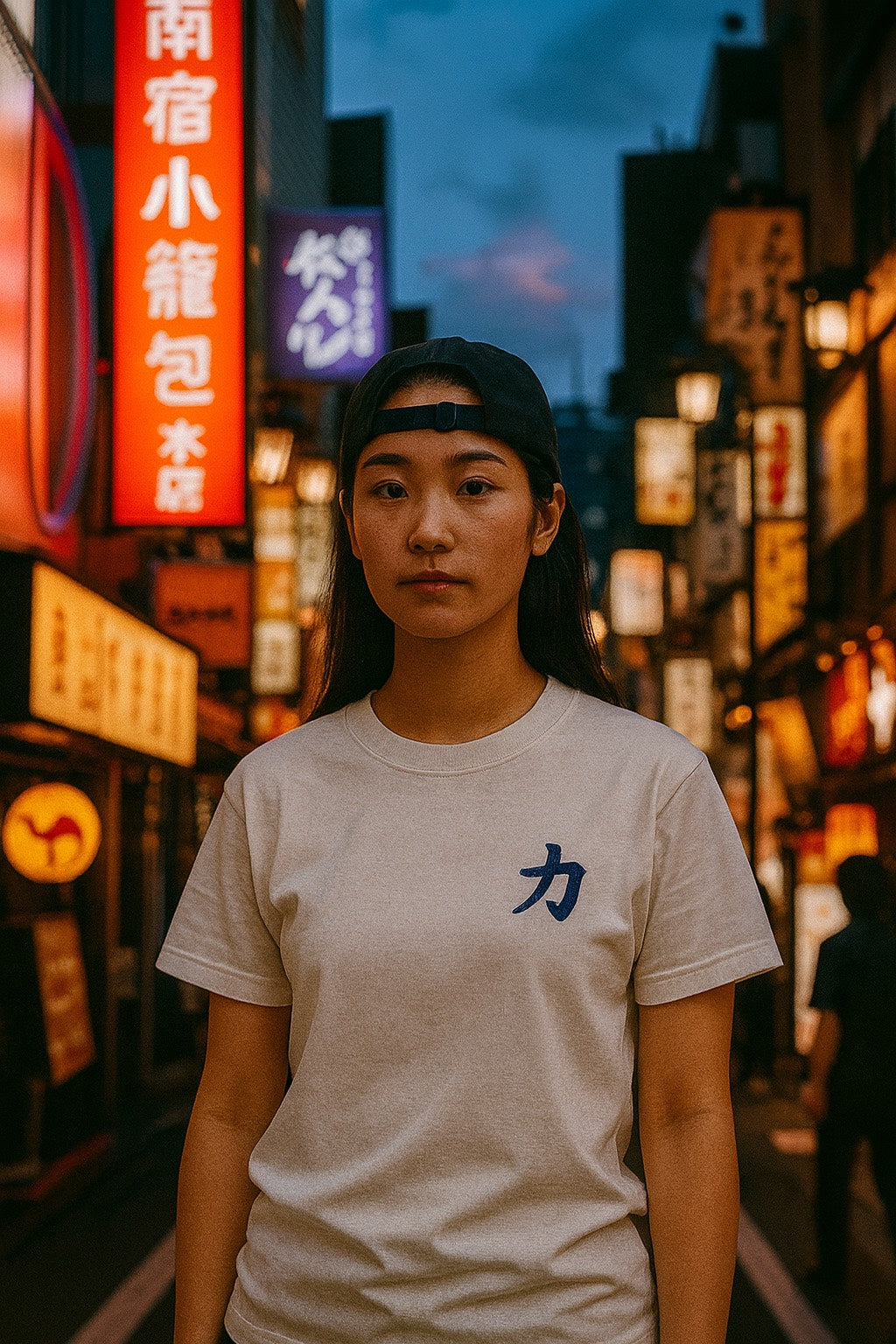 Osaka Embroidered T-Shirt – Strength 力 | 5C5V Japanese Streetwear