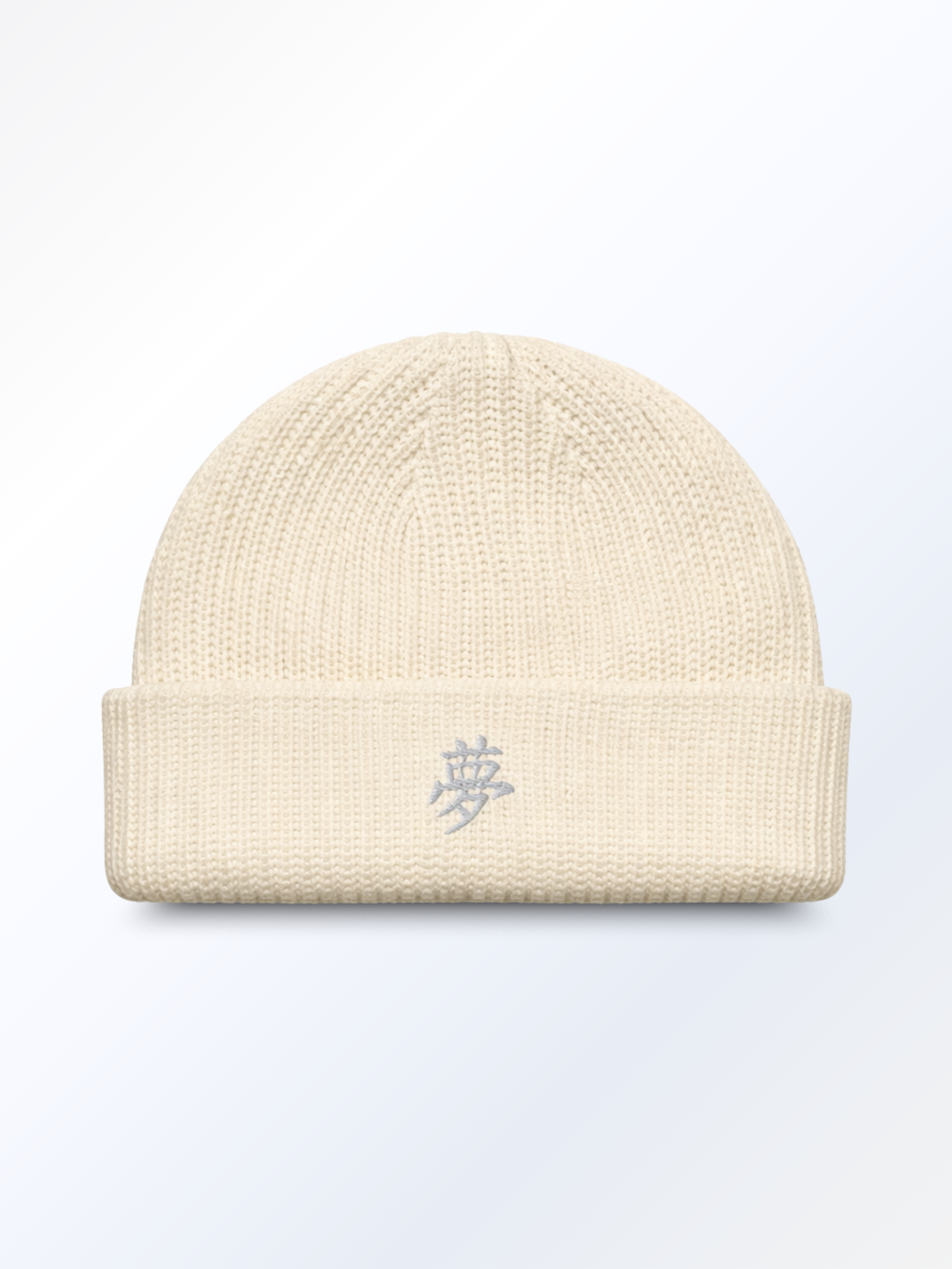 Tokyo Dream 夢 Ecru Fishermans Beanie | 5C5V