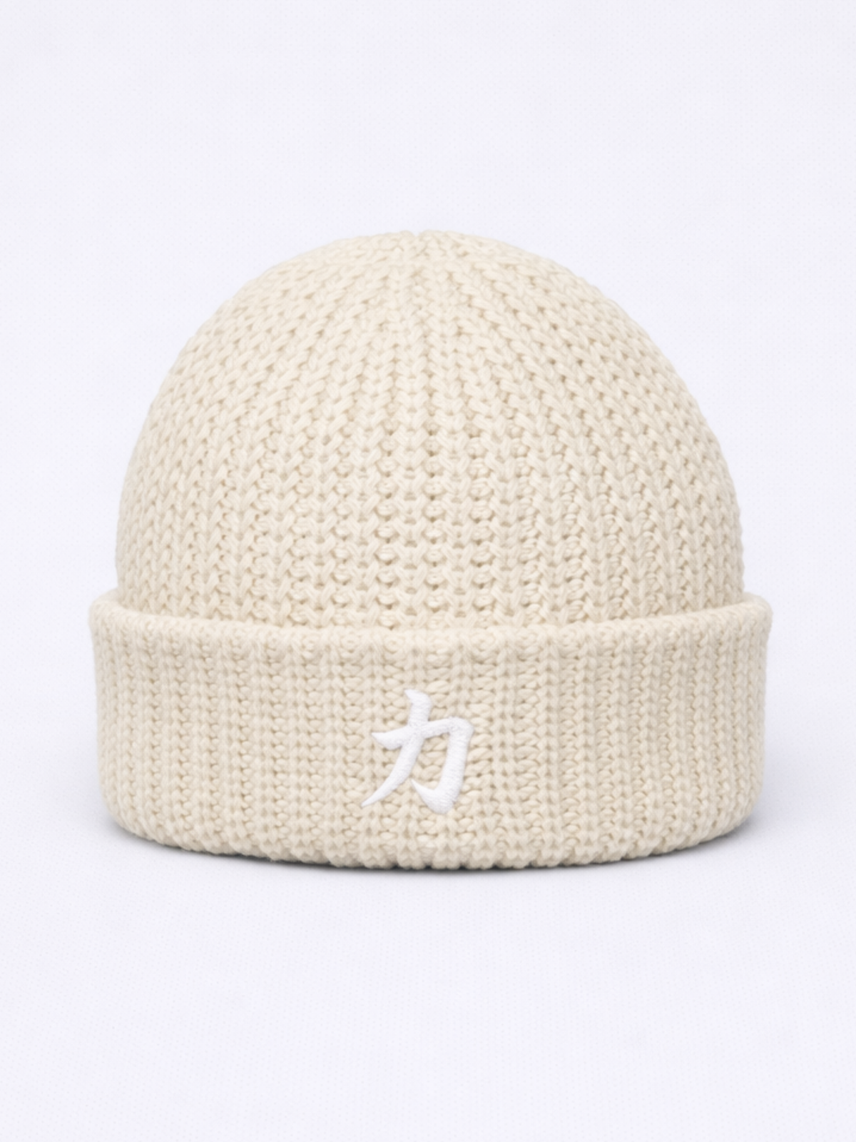 Osaka Strength 力 Ecru Fishermans Beanie | 5C5V