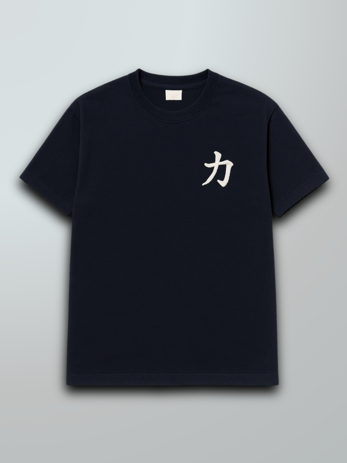 Osaka Premium Oversized Black Embroidered T-Shirt Trust – Strength 力 | 5C5V Japanese Streetwear