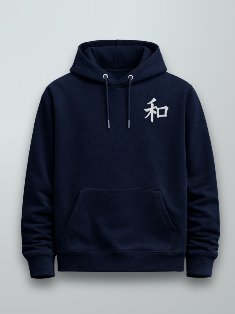 Kyoto Harmony 和  Navy Streetwear Hoodie | 5C5V