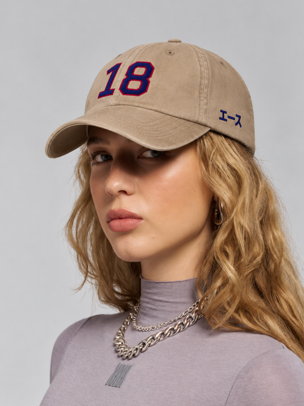 Tokyo Dream 夢 Ace 18 Japanese Baseball Cap – Khaki
