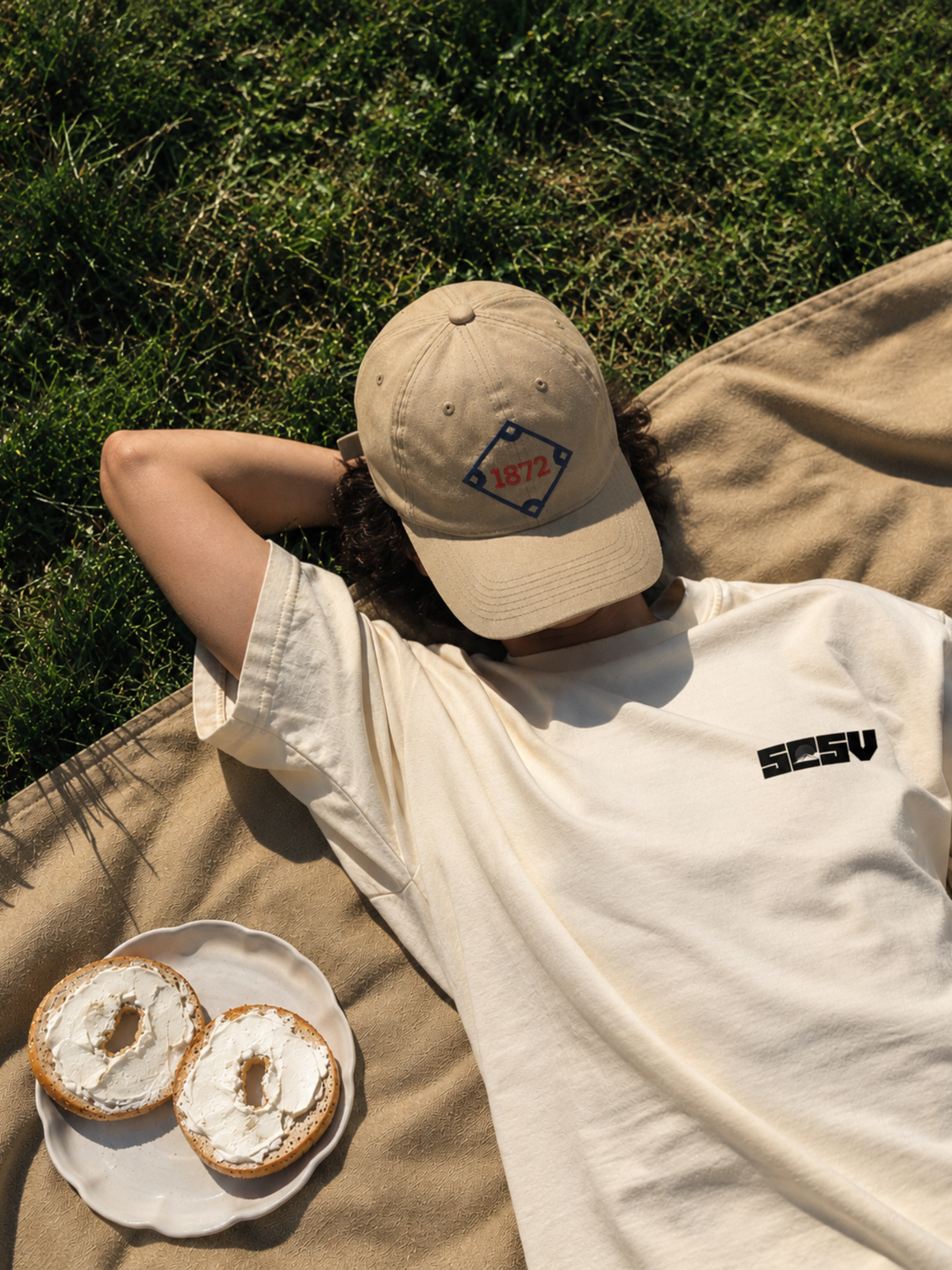 Tokyo Dream 1872 Japanese Khaki Baseball Cap