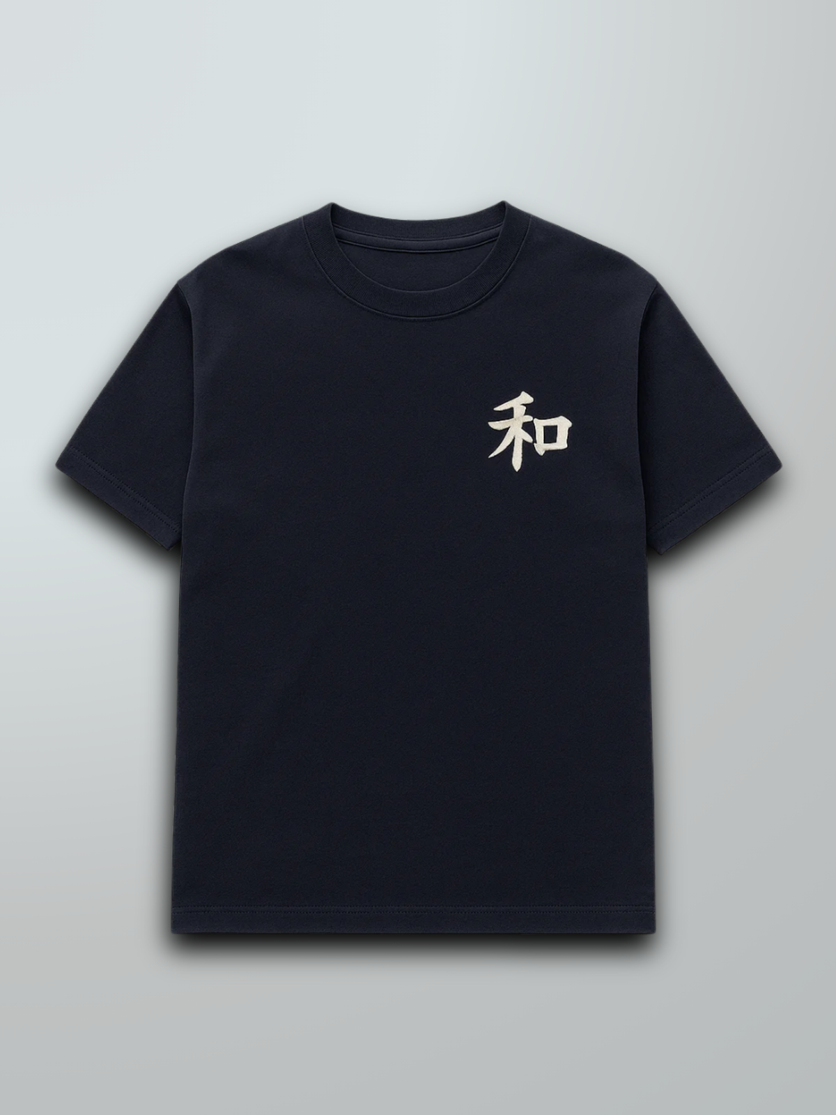 Kyoto Premium Black Oversized  Embroidered T-Shirt Trust – Harmony 和 | 5C5V Japanese Streetwear
