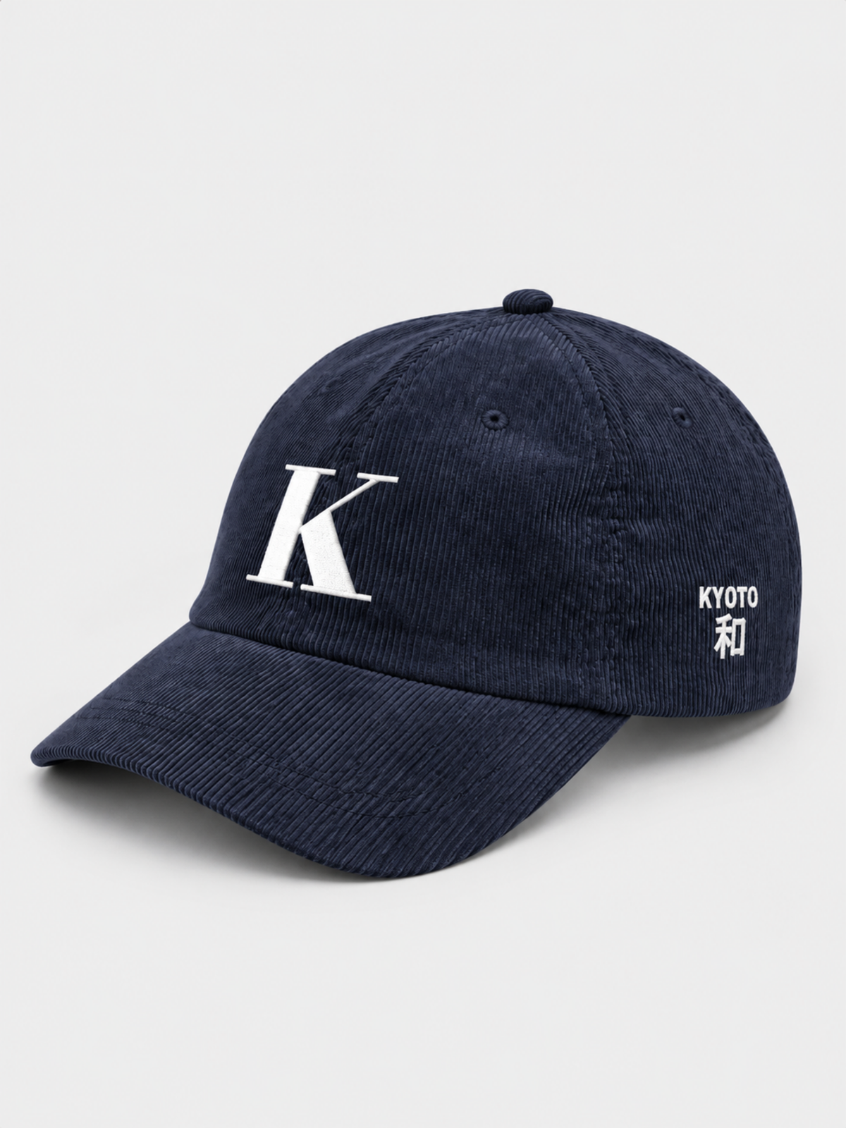 Kyoto Harmony 和 K Corduroy Japanese Navy Baseball Cap