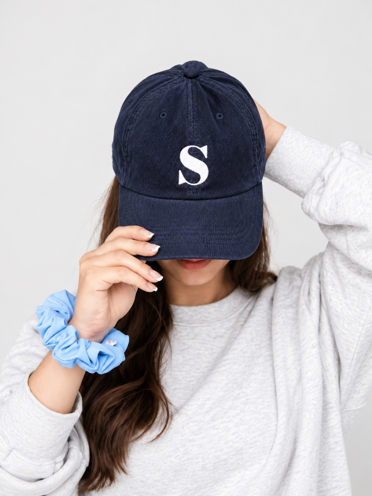 Sapporo Hope 希 S Corduroy Japanese Navy Baseball Cap