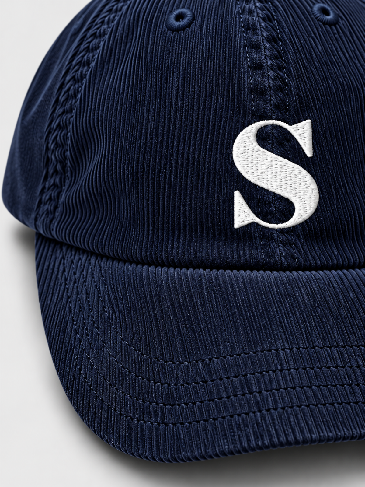 Sapporo Hope 希 S Corduroy Japanese Navy Baseball Cap