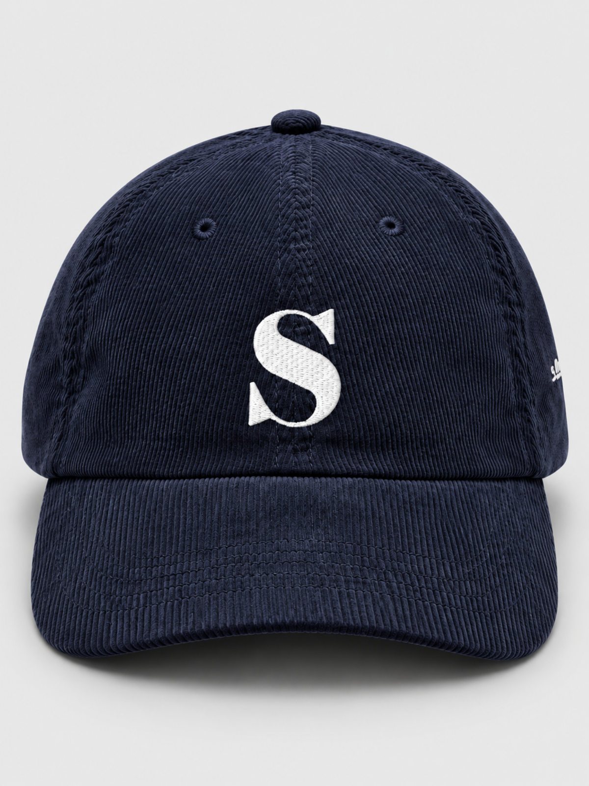 Sapporo Hope 希 S Corduroy Japanese Navy Baseball Cap