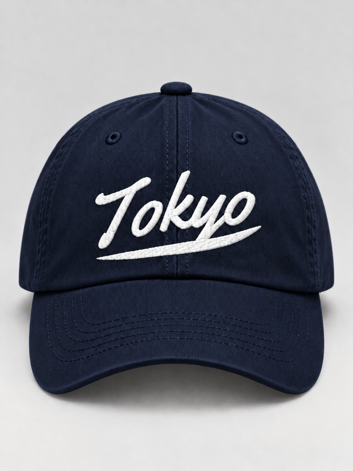 Tokyo Dream 夢 Script Japanese Navy Baseball Cap