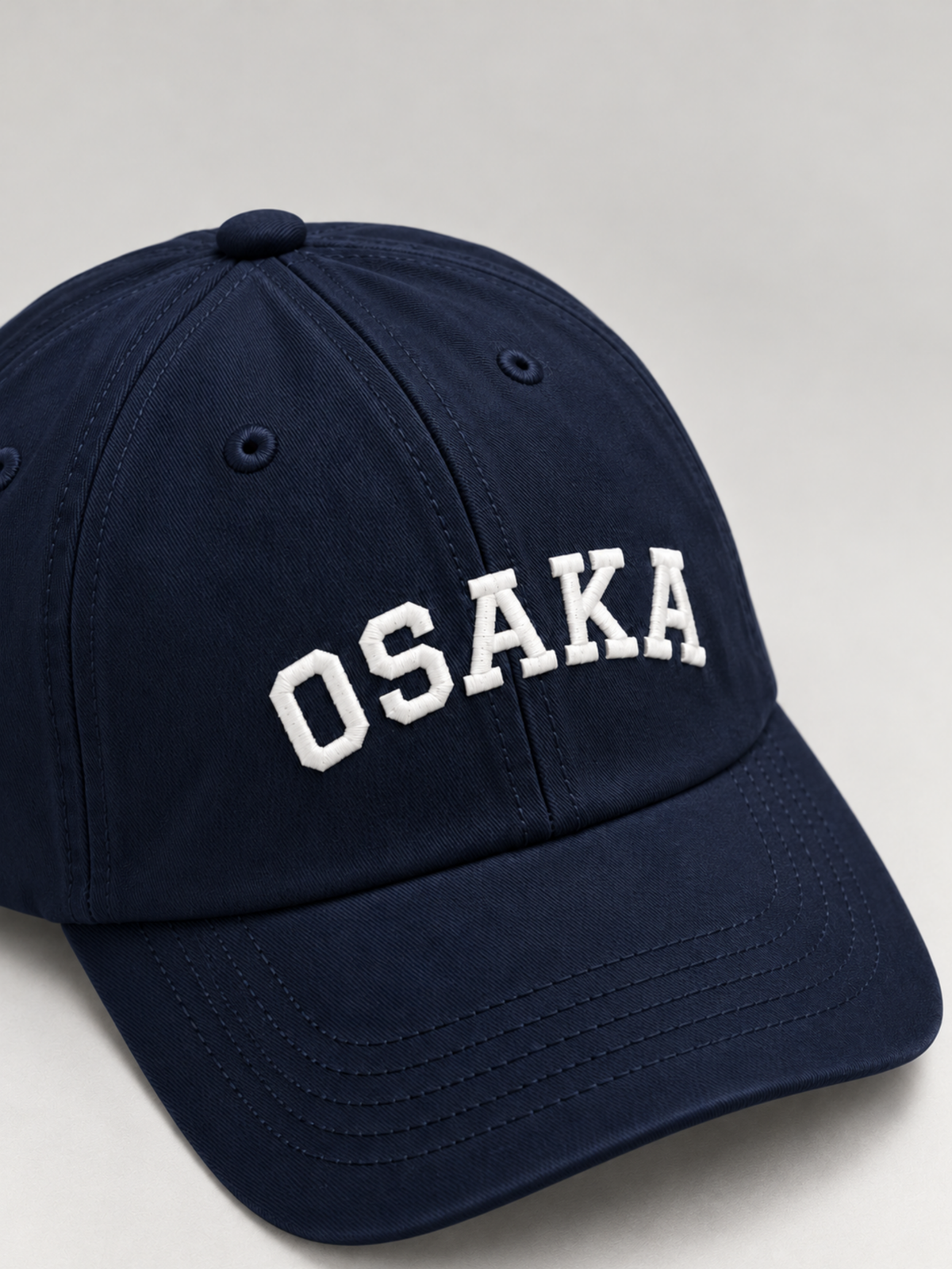 Osaka Strength 力 Varsity Japanese Navy Baseball Cap
