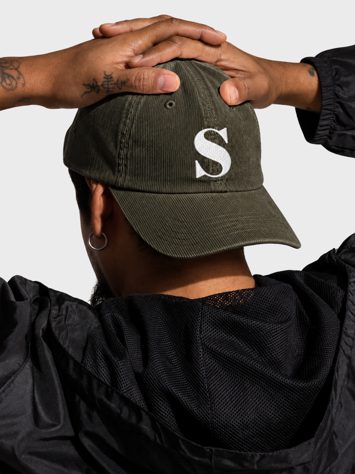 Sapporo Hope 希 S Corduroy Japanese Olive Baseball Cap
