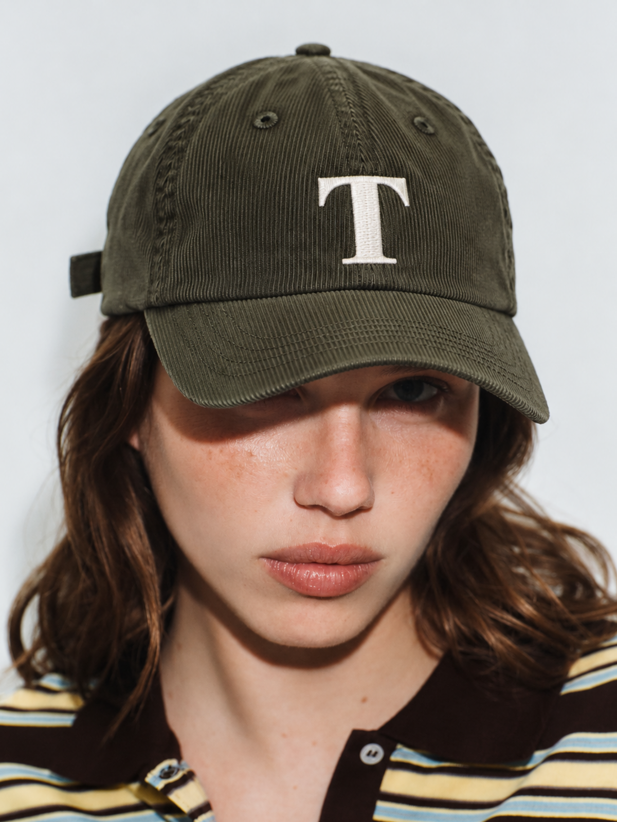 Tokyo Dream 夢 T Corduroy Japanese Olive Baseball Cap