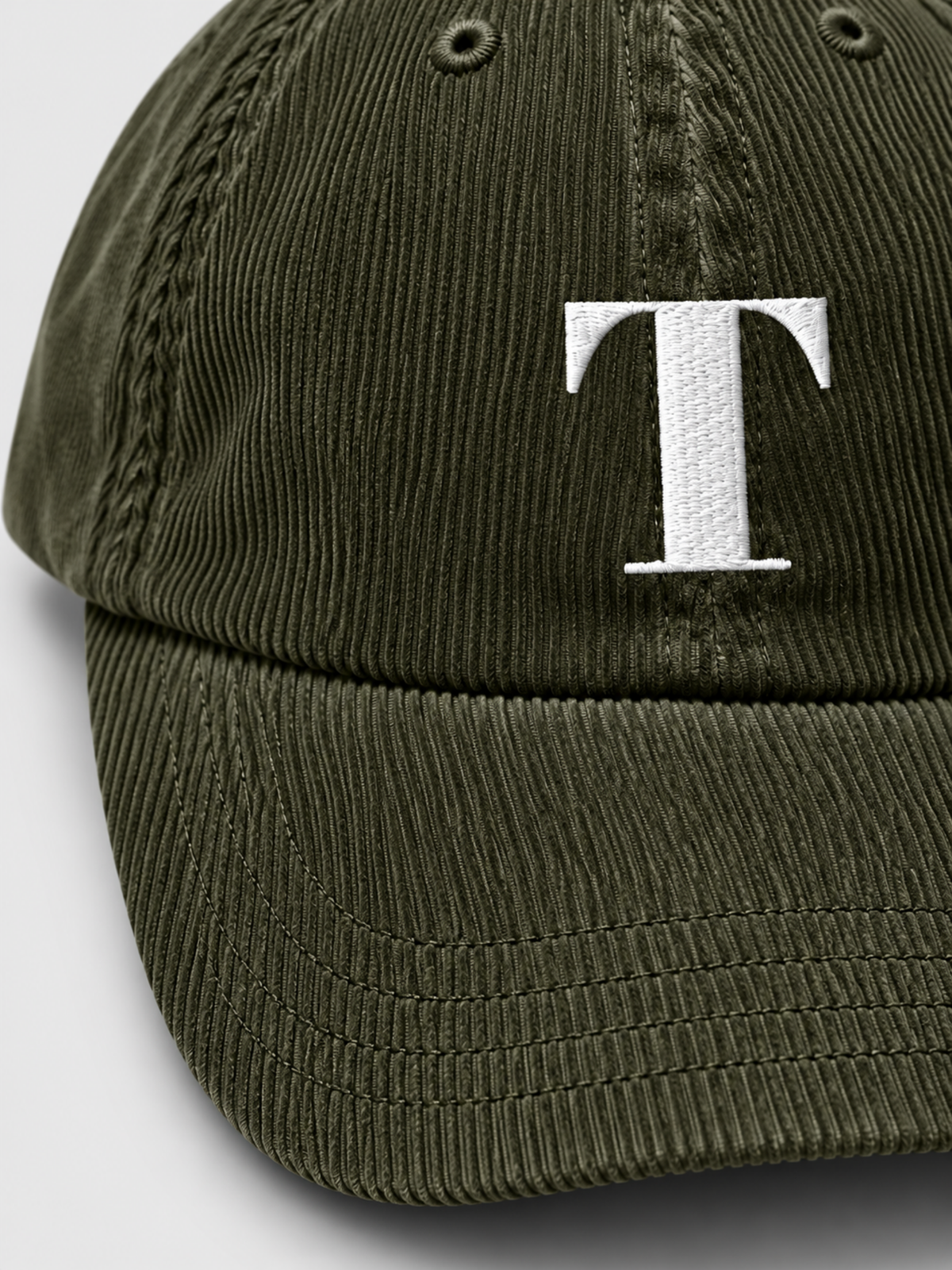 Tokyo Dream 夢 T Corduroy Japanese Olive Baseball Cap