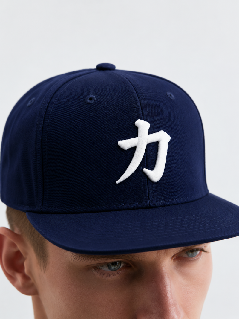 Osaka Strength 力 Navy Blue Snapback