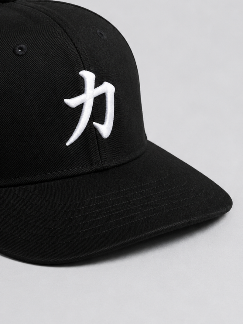 Osaka Strength 力 Black Snapback