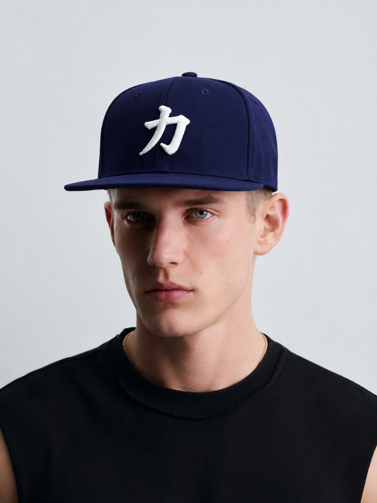 Osaka Strength 力 Navy Blue Snapback