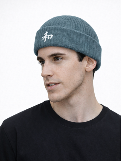 Kyoto Harmony 和 Fisherman Beanie — Petrol Blue