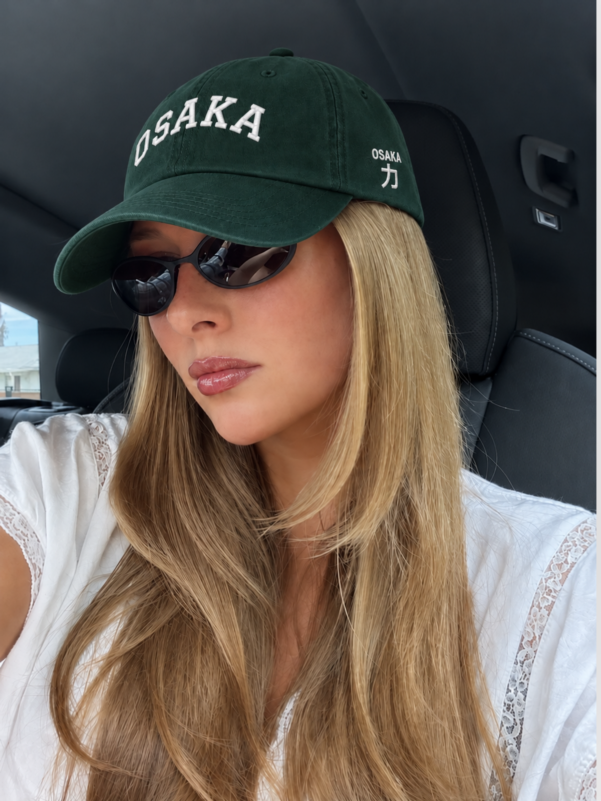 Osaka Strength 力 Varsity Japanese Spruce Baseball Cap