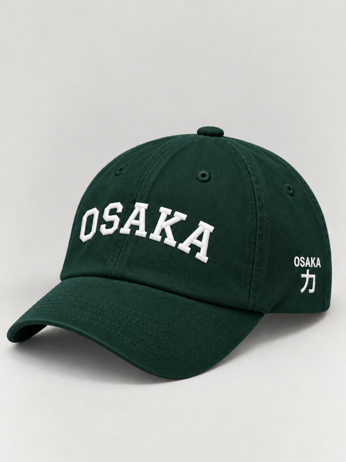 Osaka Strength 力 Varsity Japanese Spruce Baseball Cap