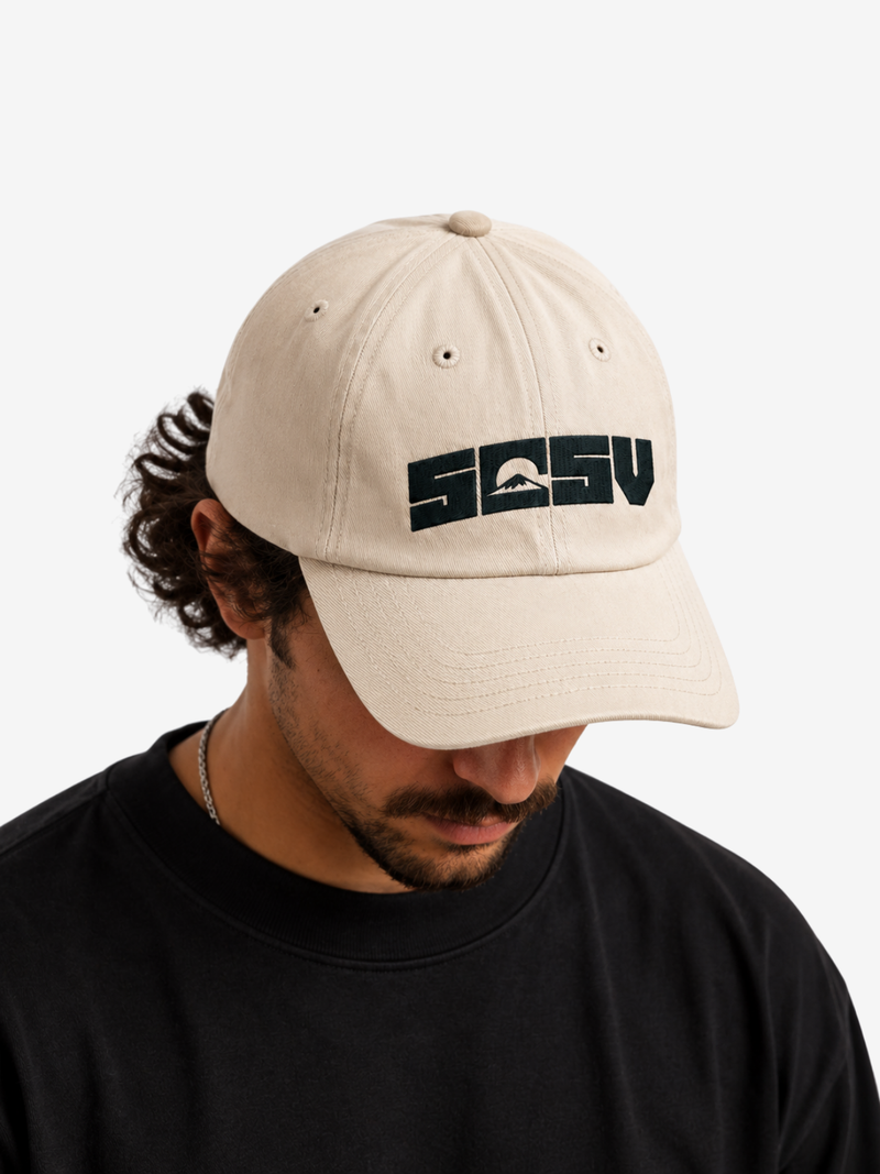 5C5V Originals (元) Japanese Baseball Cap, stone – on model